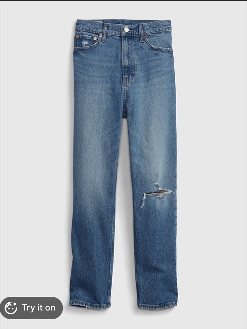 Gap cheeky Straight Ski High Jeans size 12